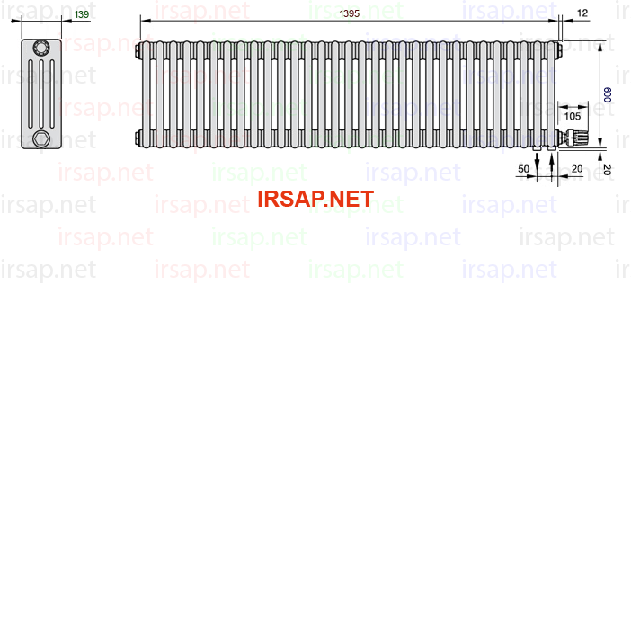 Радиатор IRSAP Tesi 40600/31 T26 CL 01